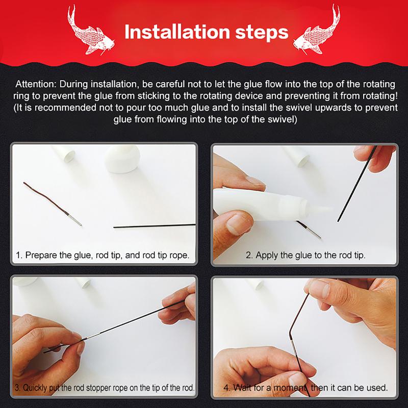 Fishing Rod Fly - Hot 20Pcs/Set Fishing Rod Tip Wire