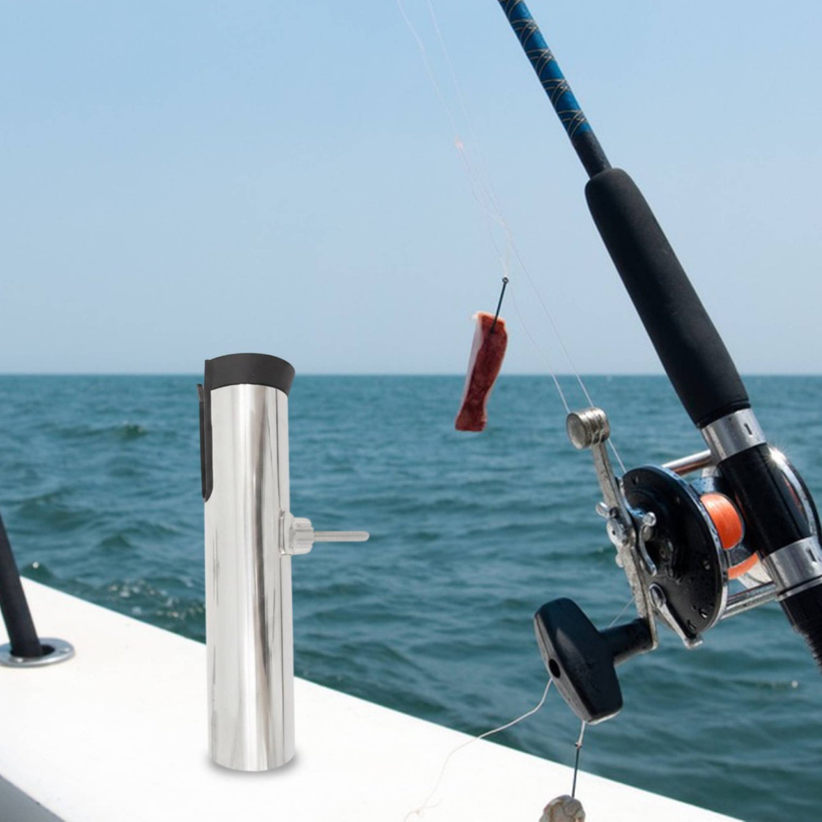 Adjustable Rail Mount Rod Hold - Fishing Rod Boat review and price