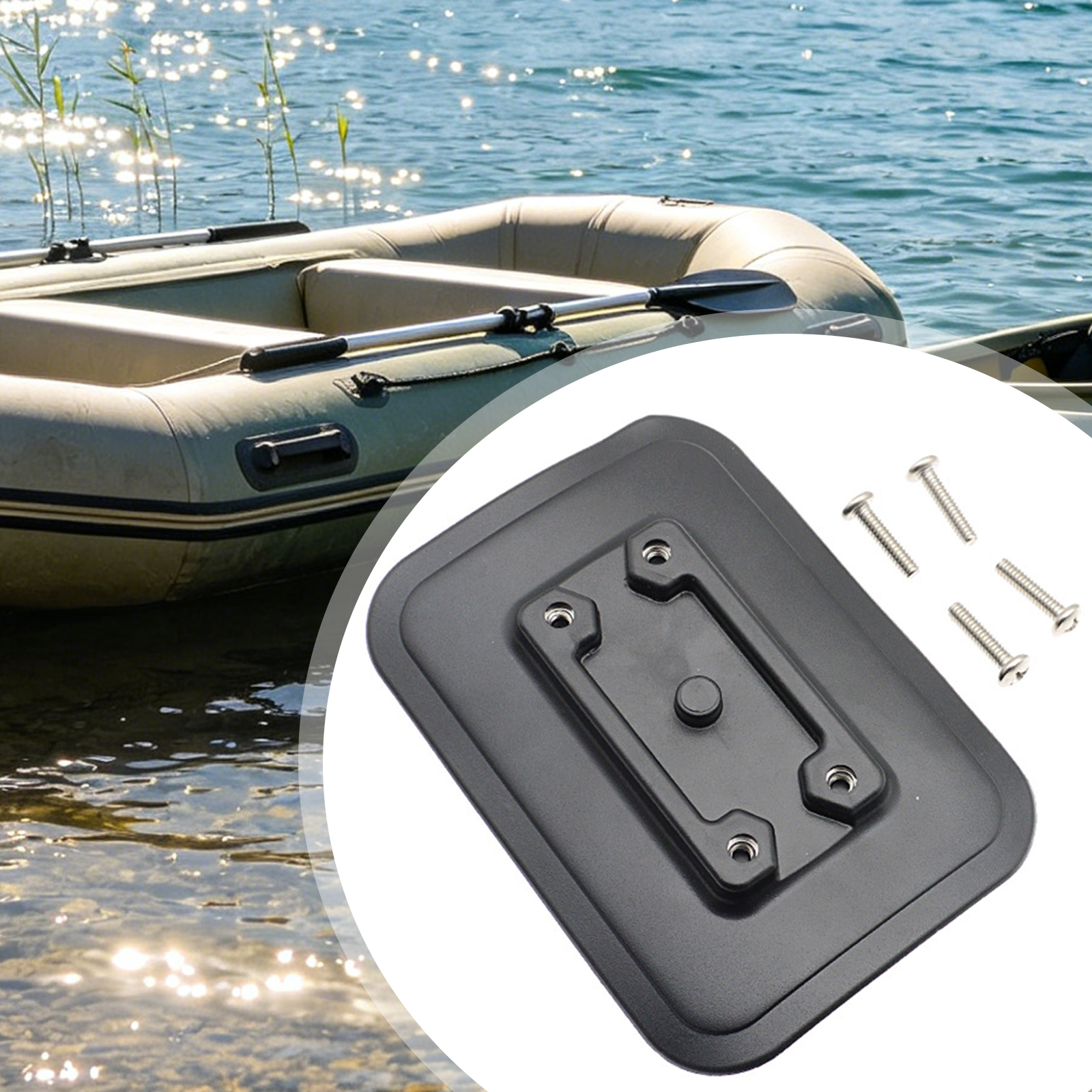 1 Set Inflatable Boat Fishing  - Fishing Rod Boat review and price
