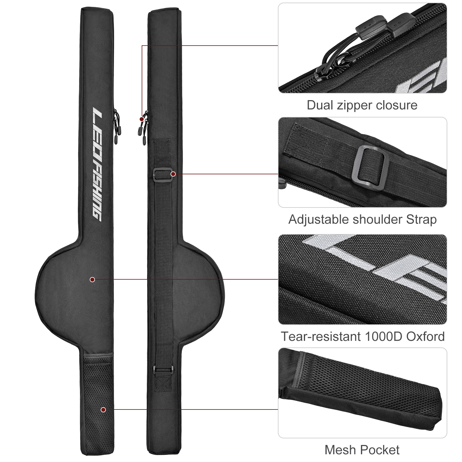 Fishing Rod Bag 85cm/106cm/126 - Fishing Rod Case review and price