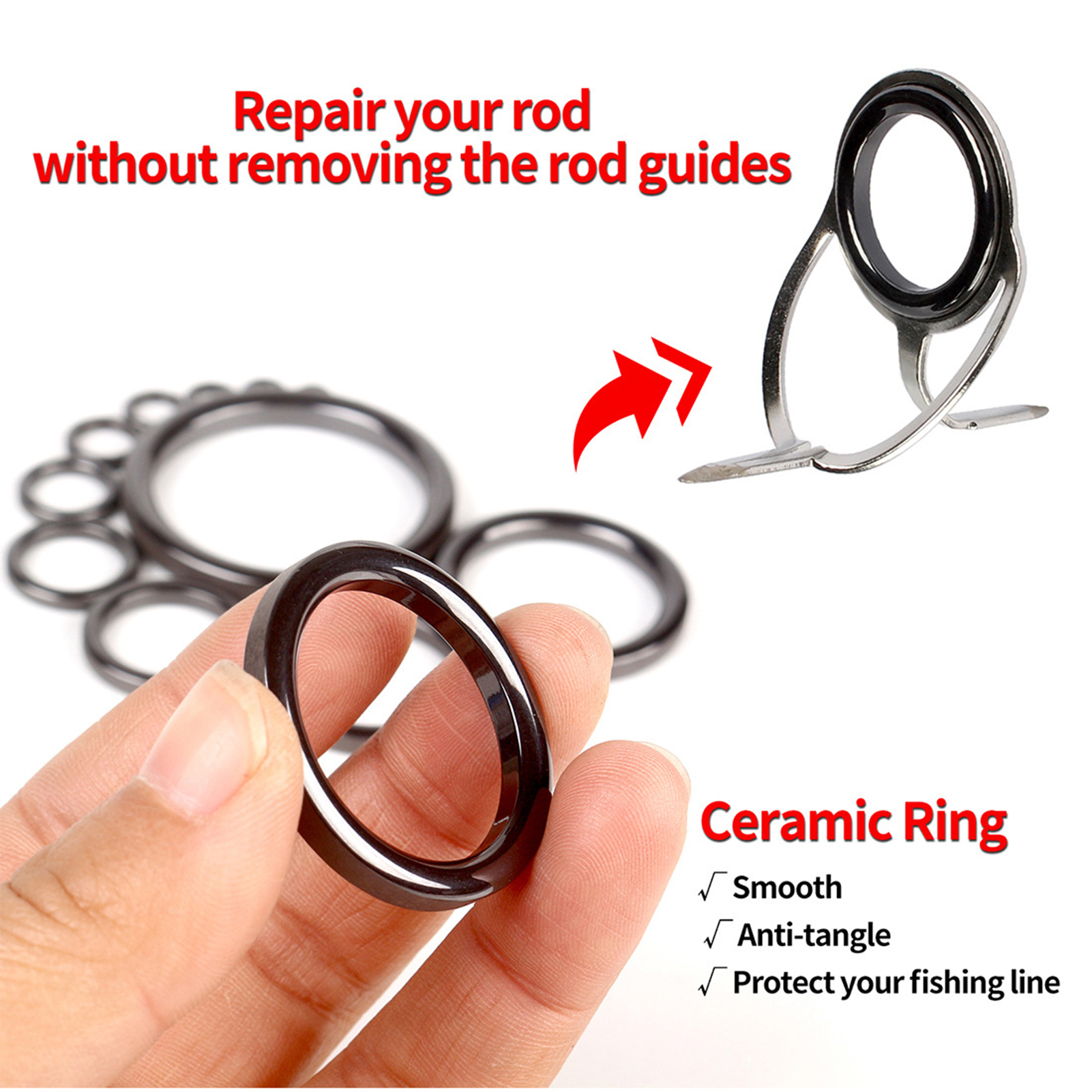 Fishing Rod Guide Repair Kit C - Fishing Rod Repair Kit review and price
