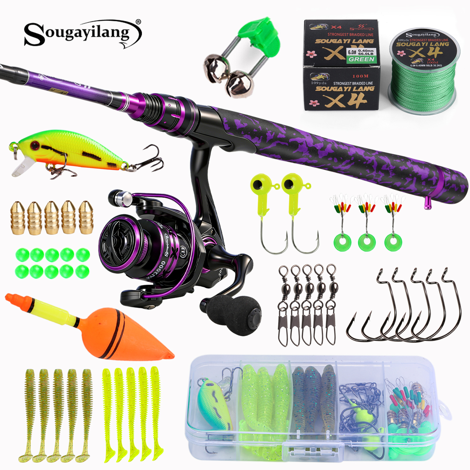 Sougayilang Spinning Fishing R - Fishing Rod Spinning review and price