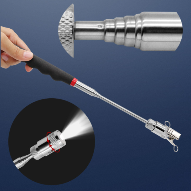 1pc Portable Magnetic PickUp T - Fishing Rod Travel review and price