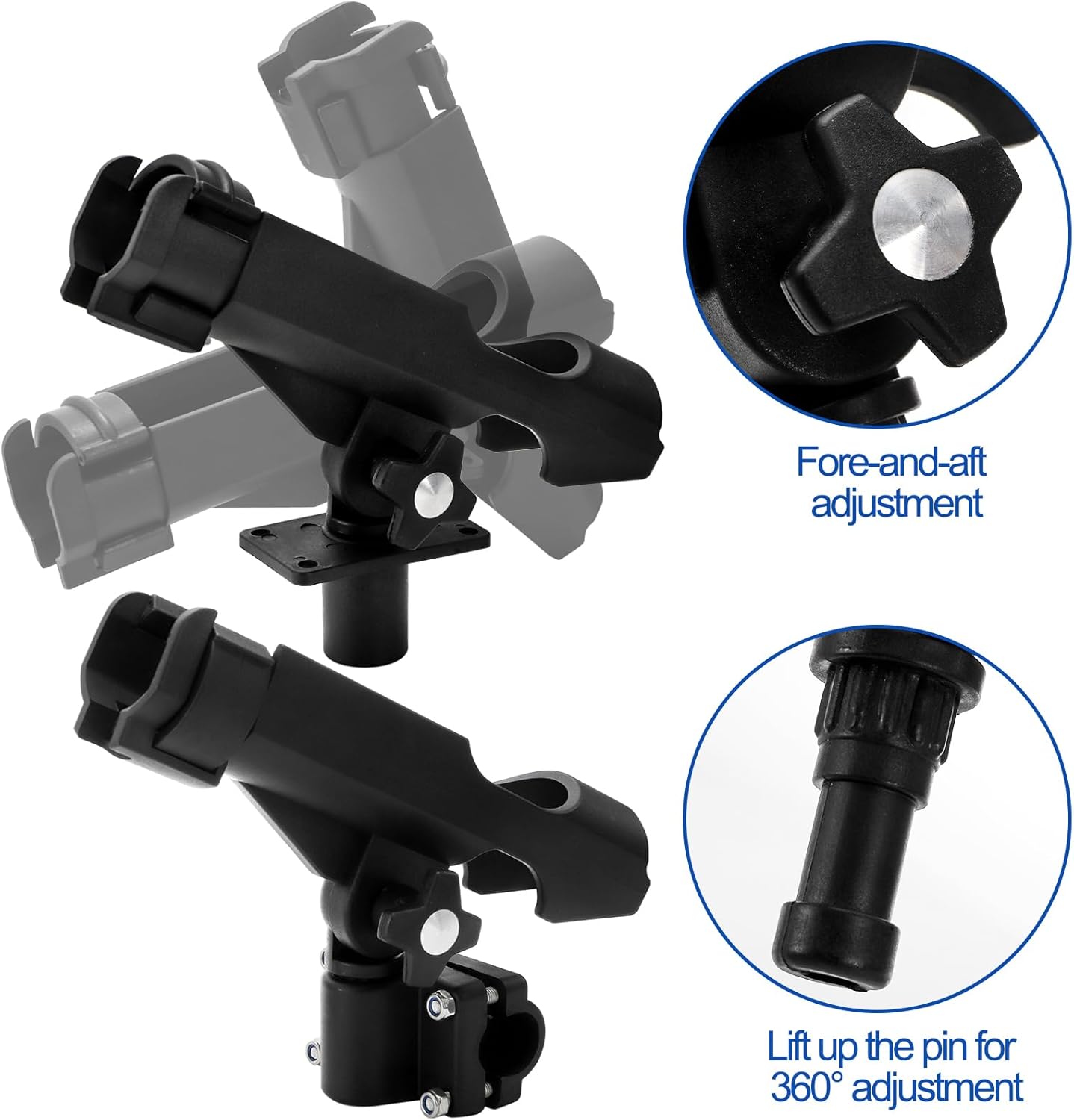 2 Pack Fishing Rod Holder with - Fishing Rod Boat review and price