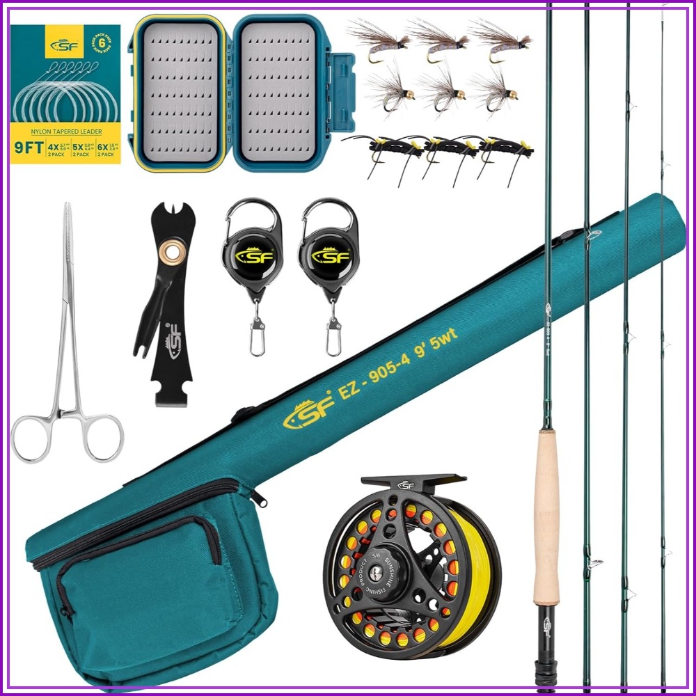 Fly Fishing Rod Combo Starter  - Fishing Rod Case review and price