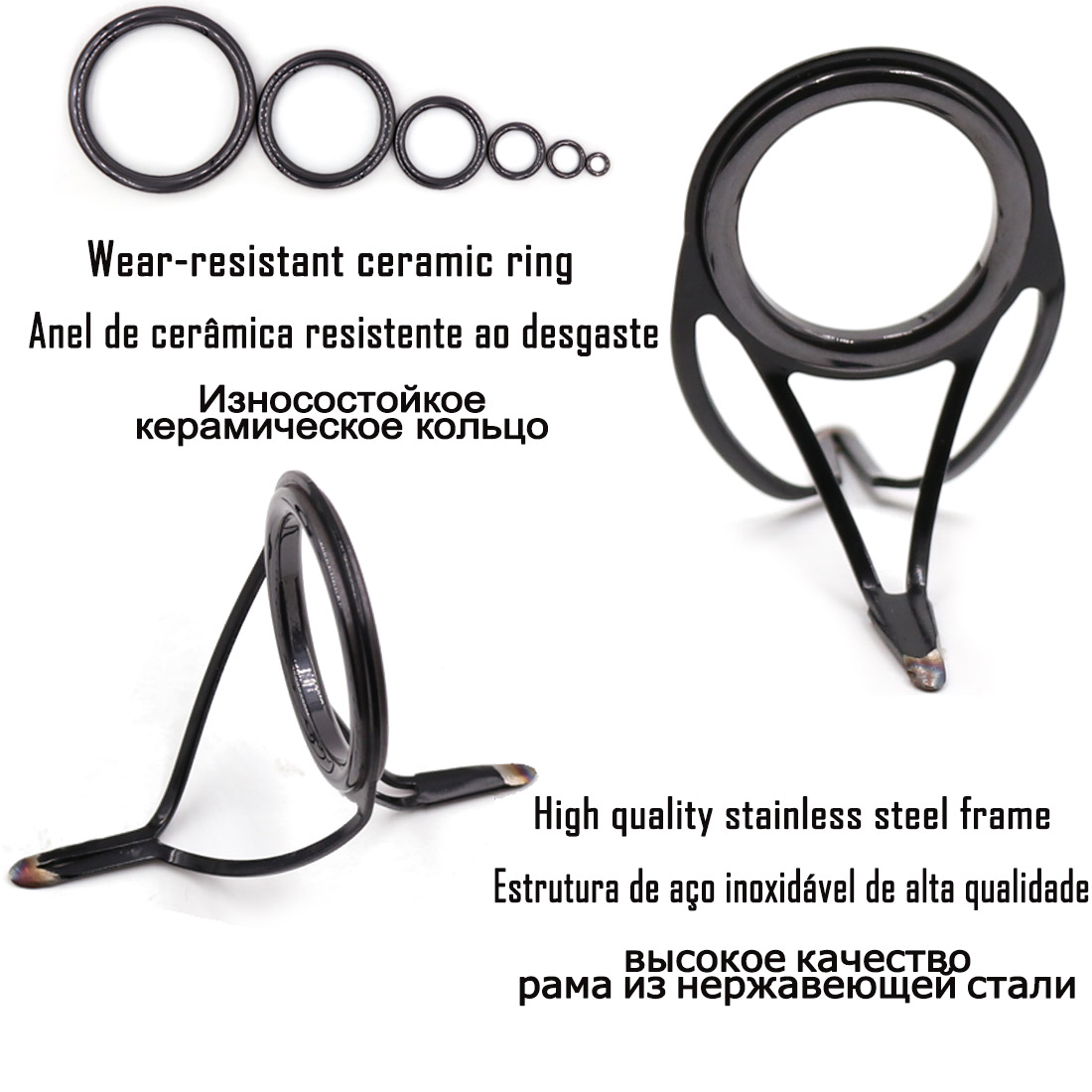 9KM OB Curved Rod Guide Kit 10 - Fishing Rod Guide Replacement review and price