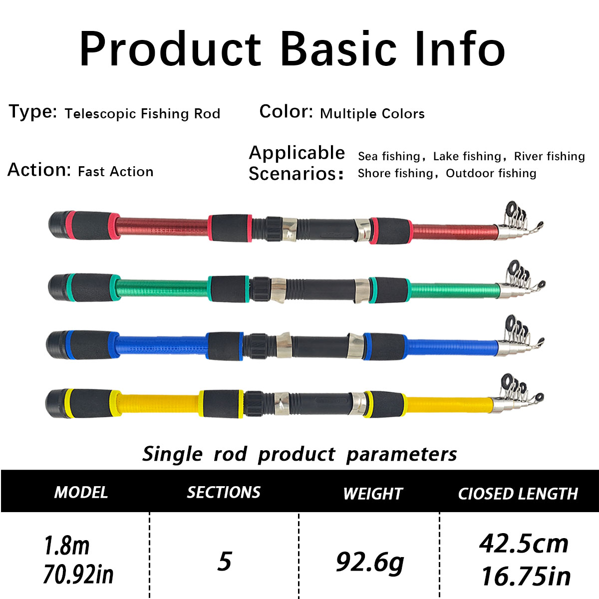 Mini Telescopic Sea Fishing Ro - Fishing Rod Combo review and price
