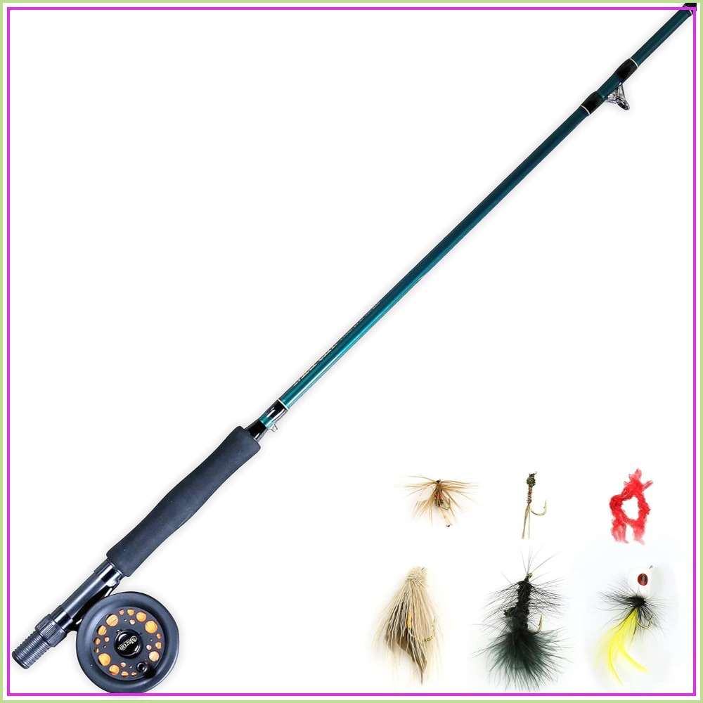 Complete Fly Fishing Kit - 8ft - Fishing Rod Fly review and price