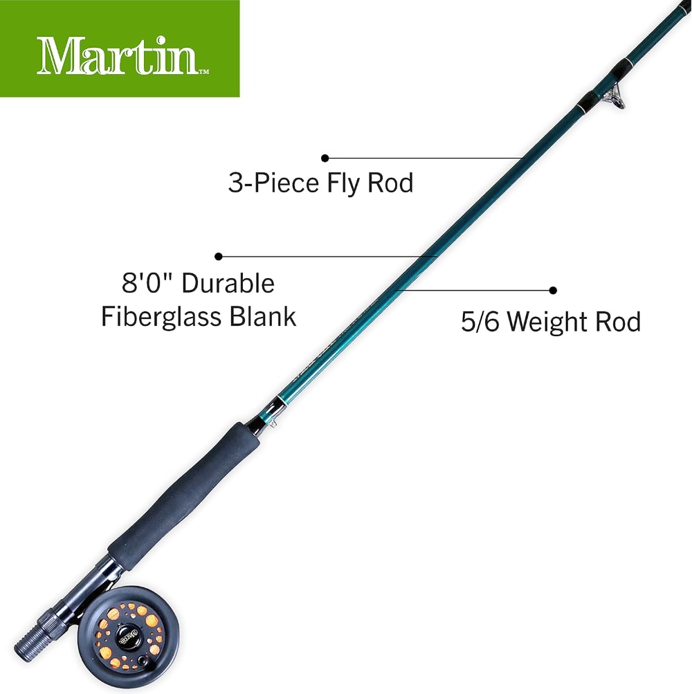 Complete Fly Fishing Kit - 8ft - Fishing Rod Fly review and price