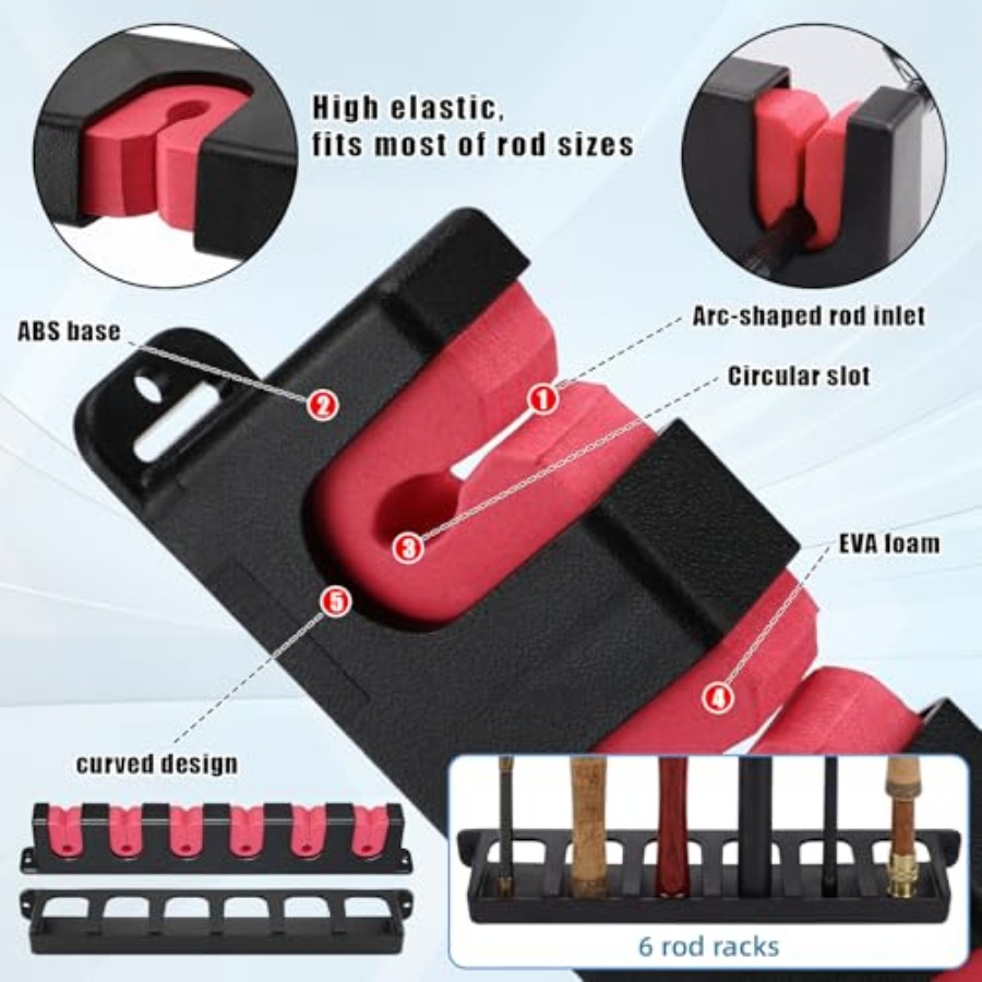 6set Fishing Rod Holders for 1 - Fishing Rod Boat review and price