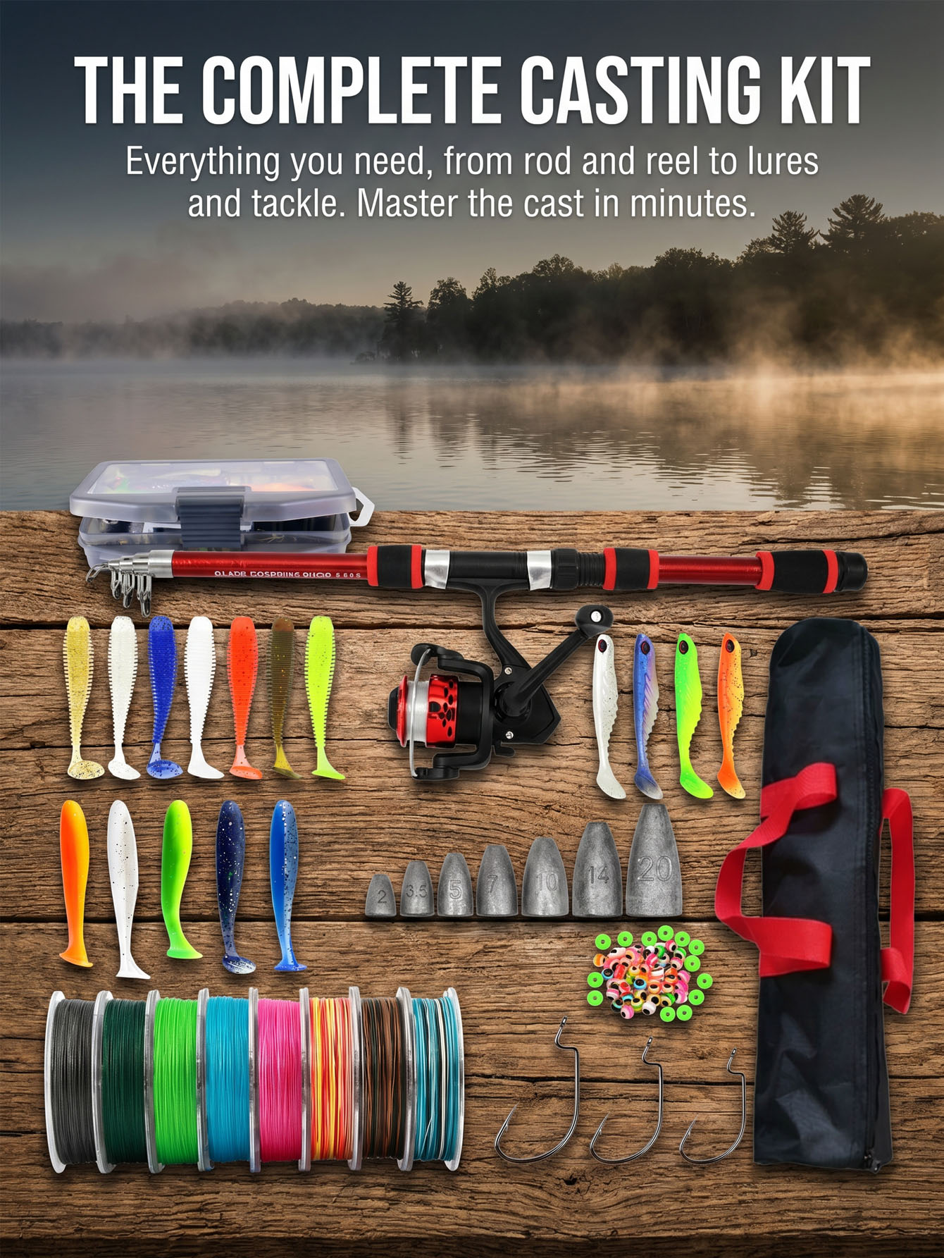 Fishing Rod Reel Combos Collap - Fishing Rod Combo review and price