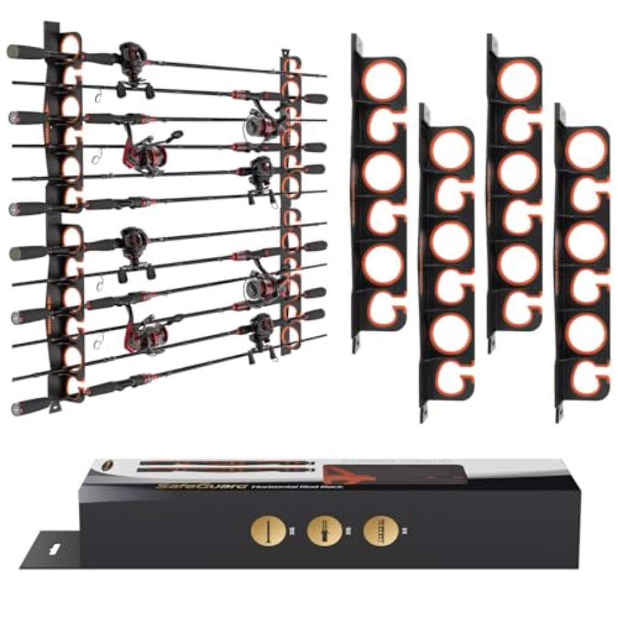 SafeGuard Fishing Rod Holder f - Fishing Rod Rack review and price
