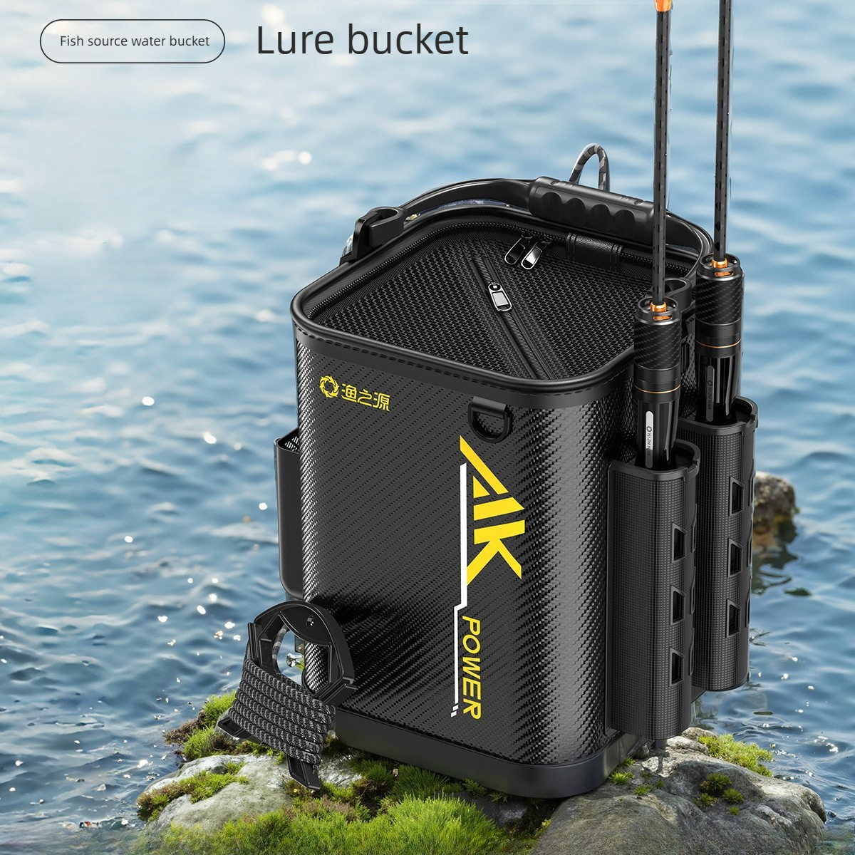 Multi-Functional Live Fish Buc - Fishing Rod Holder review and price