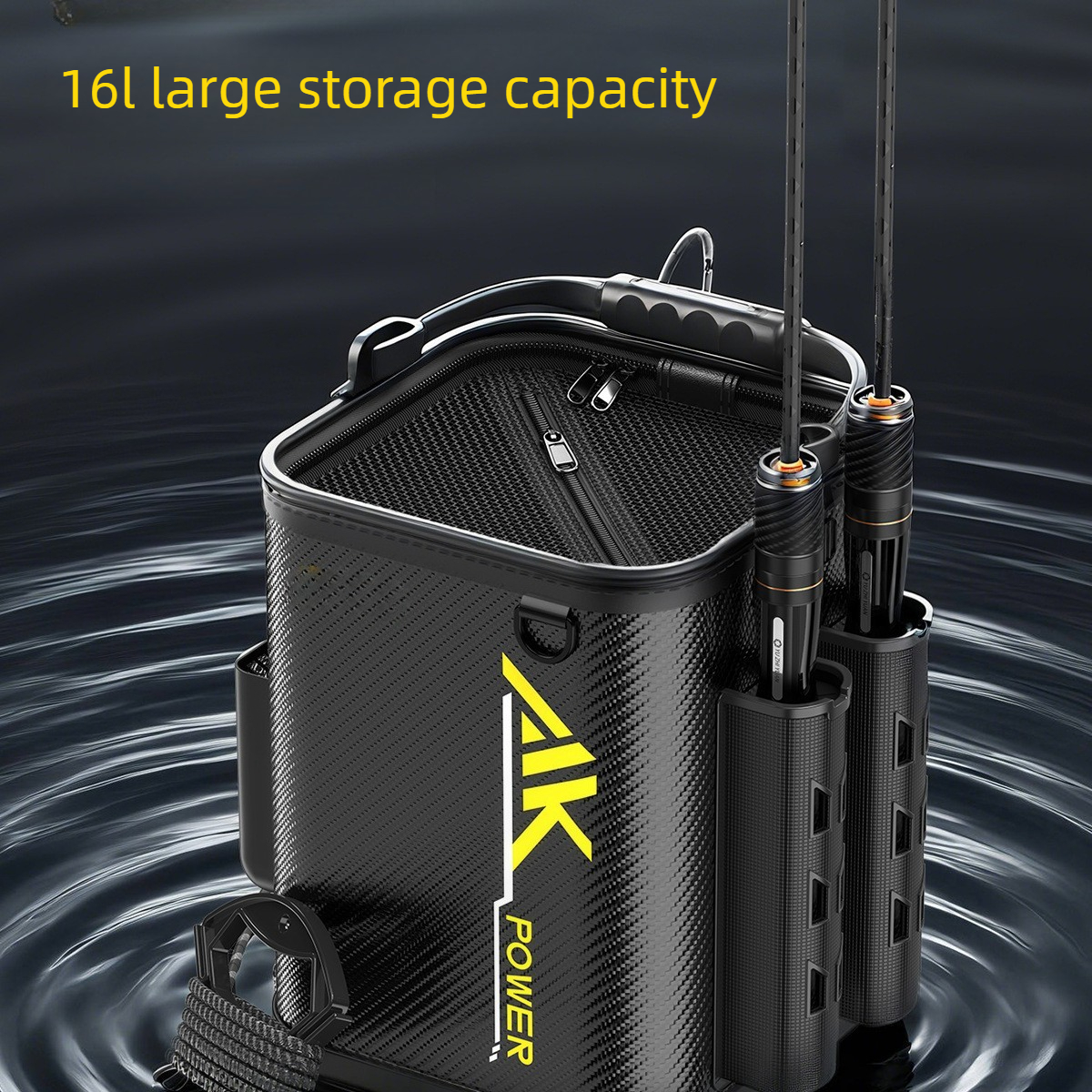 Multi-Functional Live Fish Buc - Fishing Rod Holder review and price