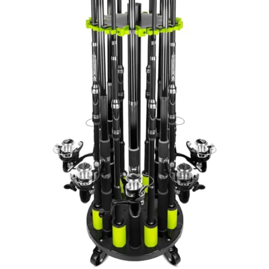 Fishing Rod Holder for Garage, - Fishing Rod Rack review and price
