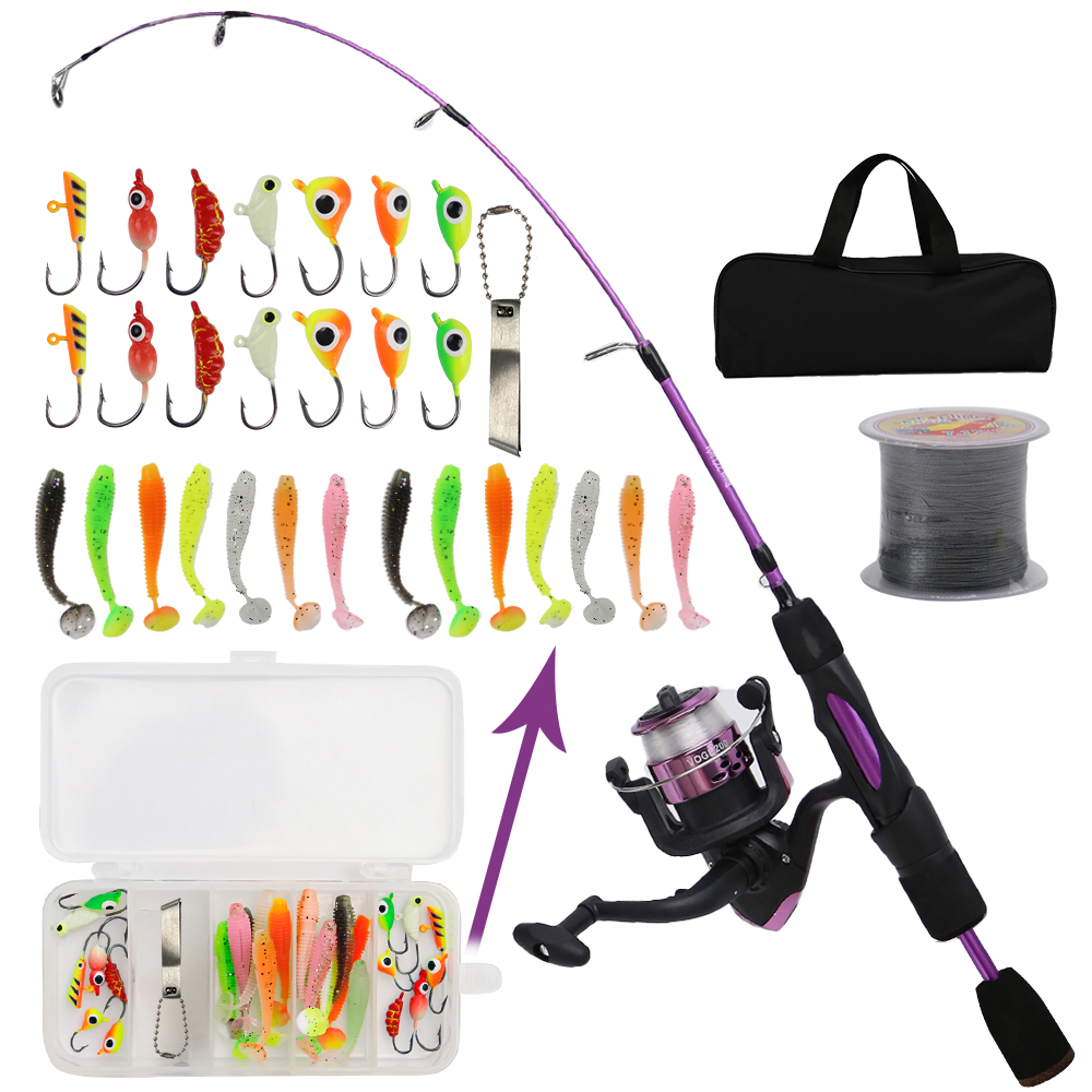 Ice Fishing Rod Reel Combo 68c - Fishing Rod Carbon Fiber review and price