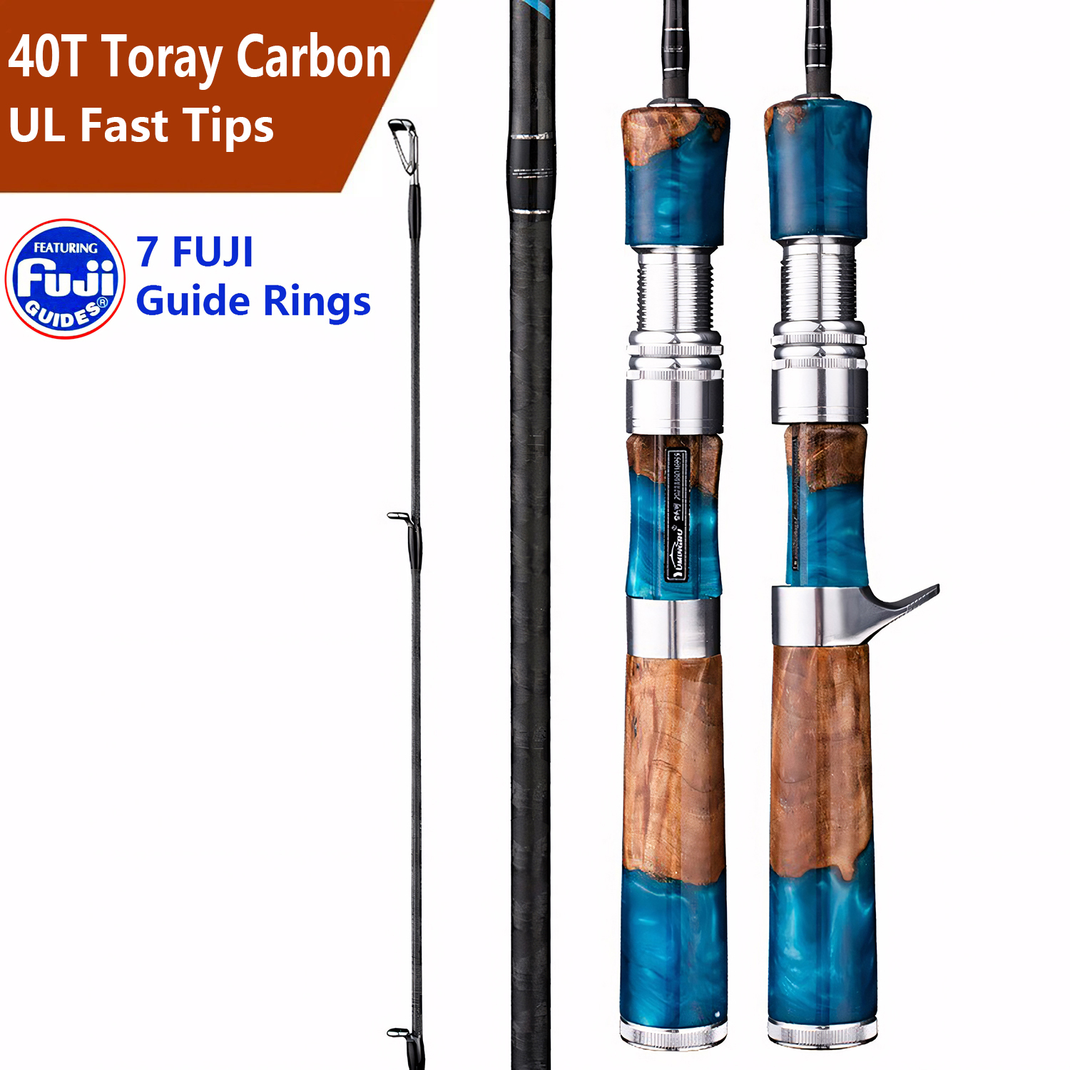 UL 40T Carbon Fiber Fishing Ro - Fishing Rod Guide Replacement review and price
