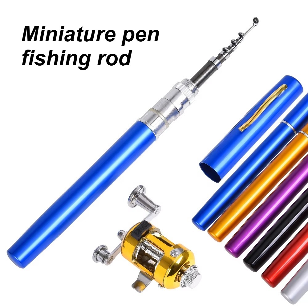 Mini portable steel pen fishin - Fishing Rod Case review and price