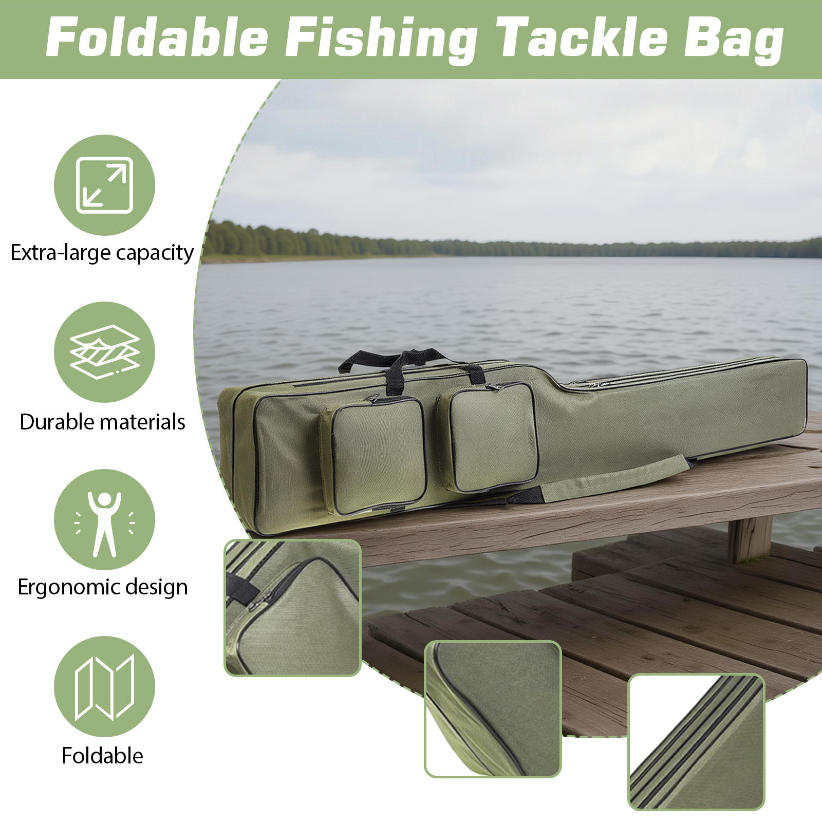 Fishing Rod Bags 150cm Waterpr - Fishing Rod Case review and price