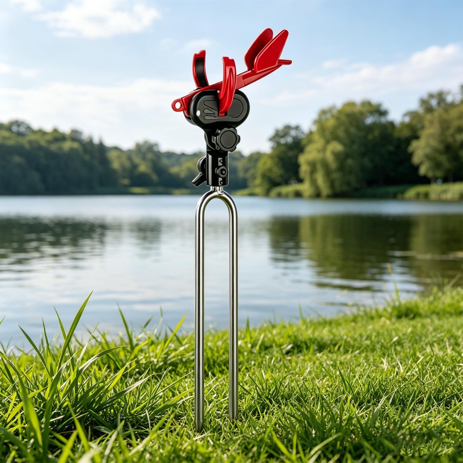 360 Degree Rotatable Ground Fi - Fishing Rod Rack review and price