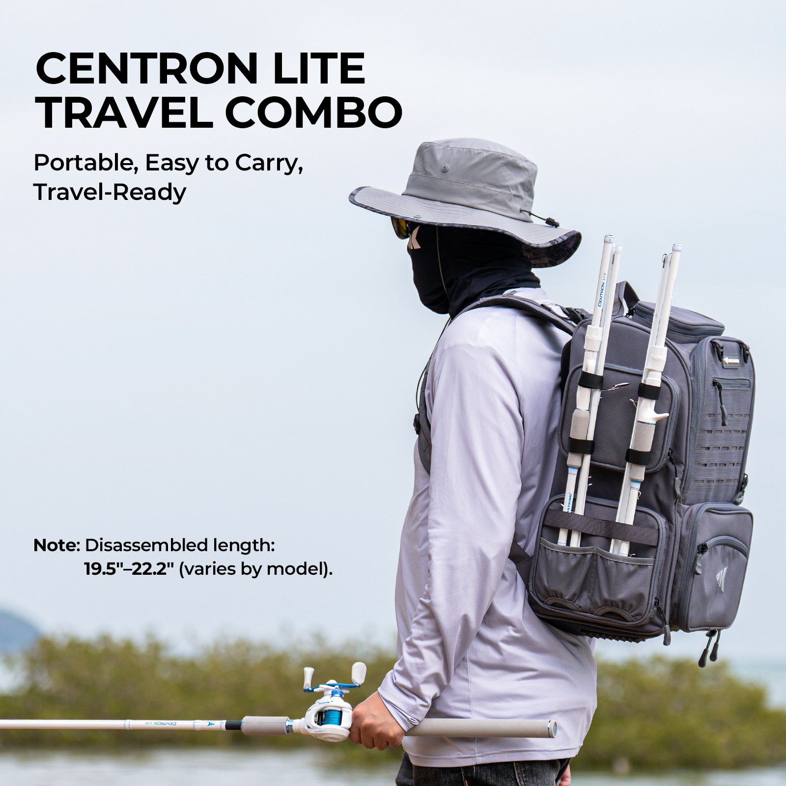 KastKing Centron Lite Travel C - Fishing Rod Combo review and price