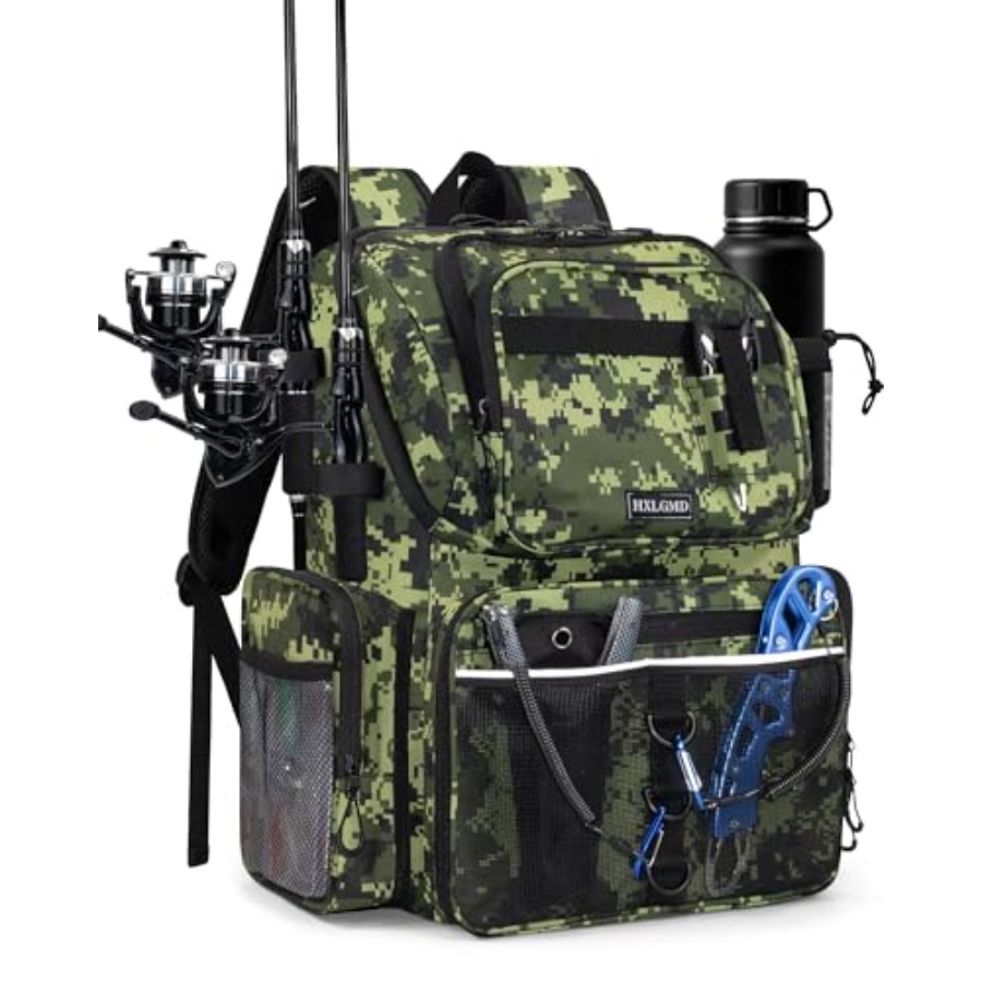 Fishing Backpack with Rod Hold - Fishing Rod Holder review and price