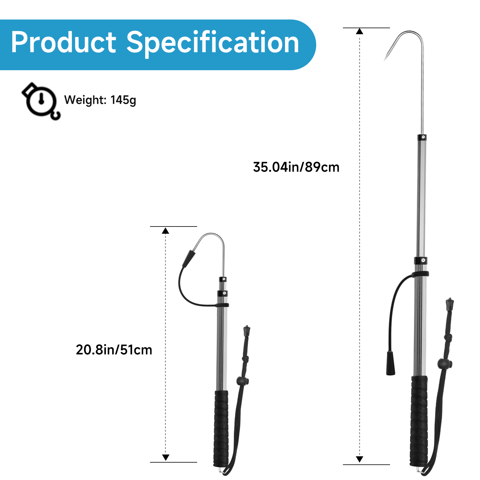 SANLIKE 90cm Telescopic Fishin - Fishing Rod Telescopic review and price
