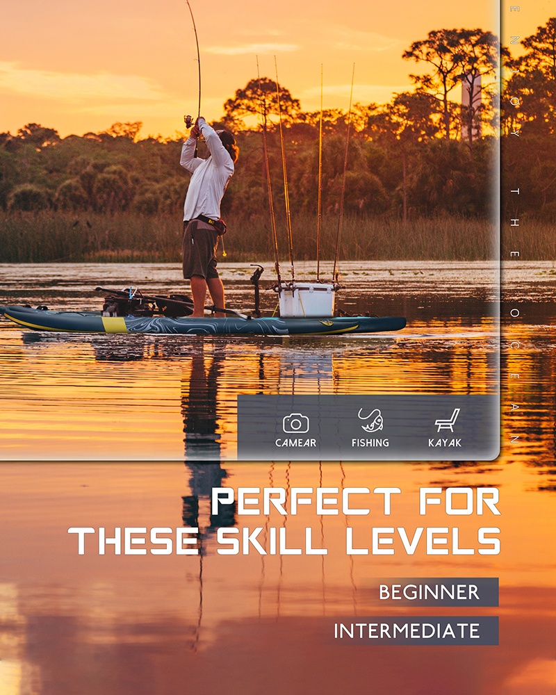 Three Air Chamber Inflatable F - Fishing Rod Boat review and price
