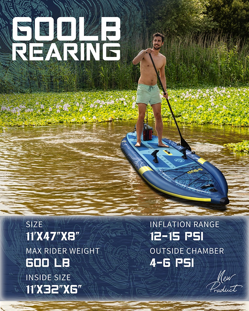Three Air Chamber Inflatable F - Fishing Rod Boat review and price